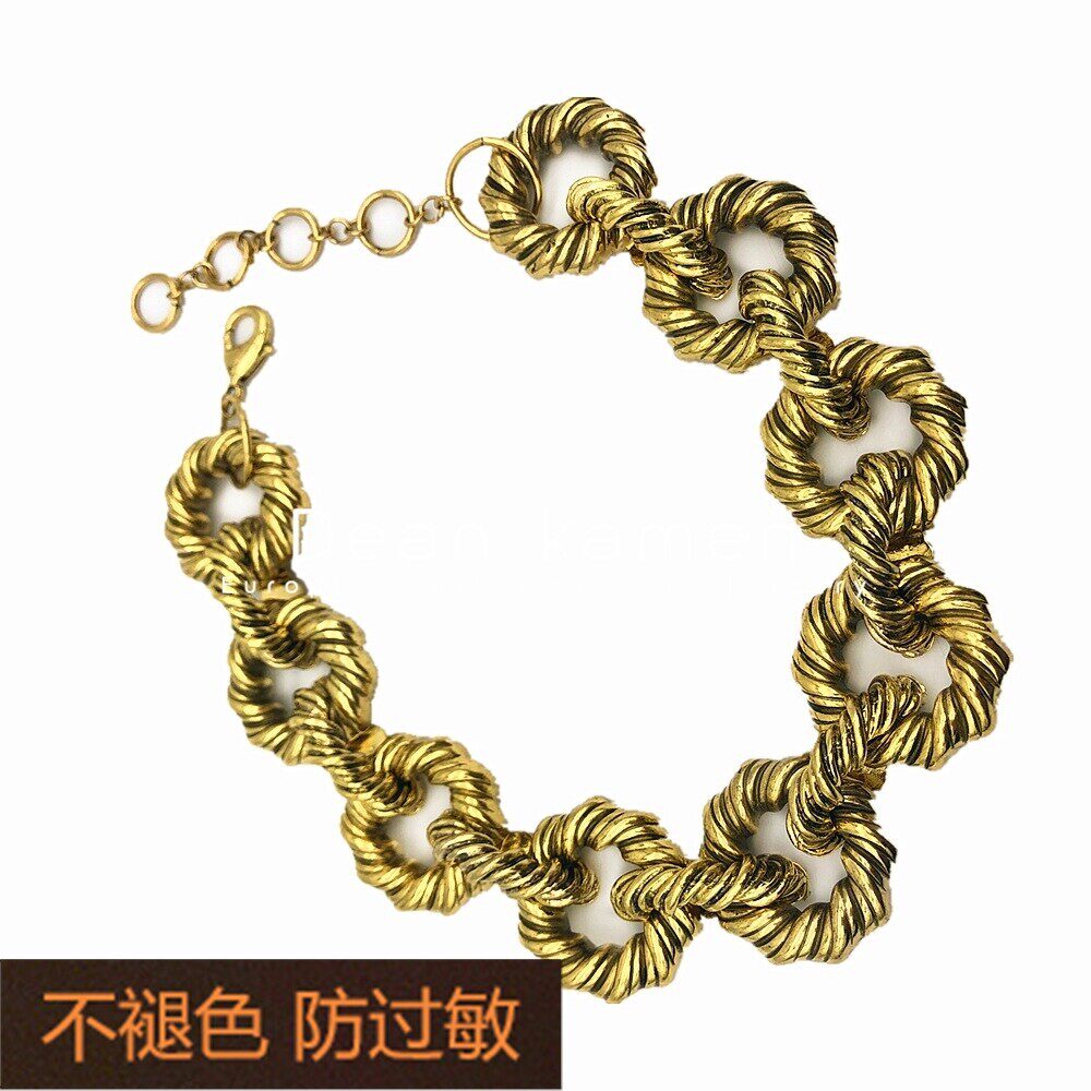 项链欧美流行百搭金色女i