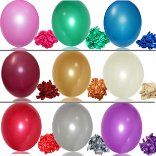 100pcs Pearl Helium Latex Balloons party decor 2.2g+free pum