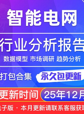 2025年 智能电网 电力  行业专题研究报告合集