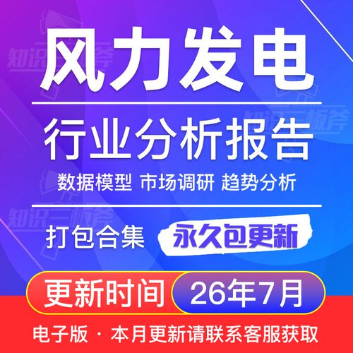 2025年风力发电行业海上研究分析