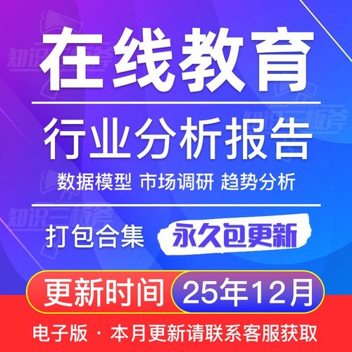 中国中小学在线教育市场趋势深度调查研究分析报告合集 V76