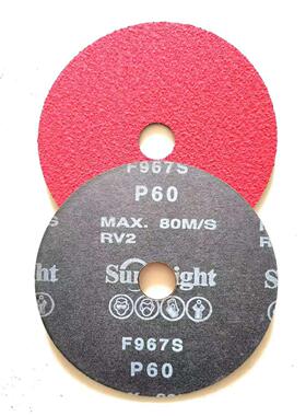 韩国太阳sunmight陶瓷钢纸磨片4寸100mm 5寸125mm  P60 P80