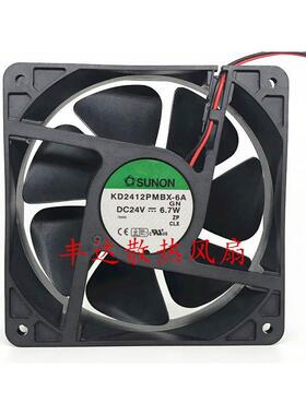 全新SUNON 12038 KD/KDE2412PMBX/PMB1/AMBX-6A DC24V 变频器风扇