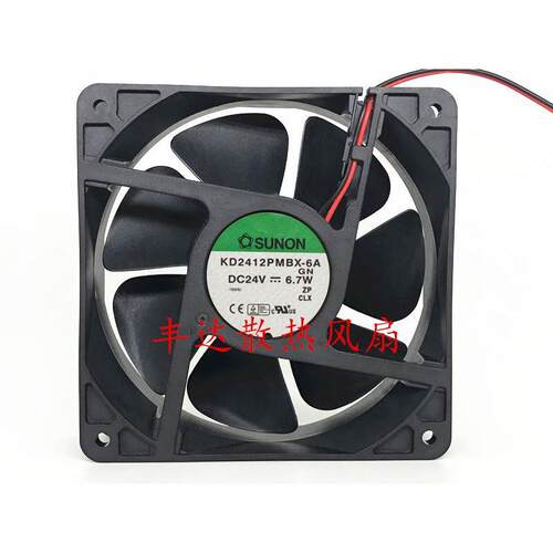 全新SUNON 12038 KD/KDE2412PMBX/PMB1/AMBX-6A DC24V 变频器风扇