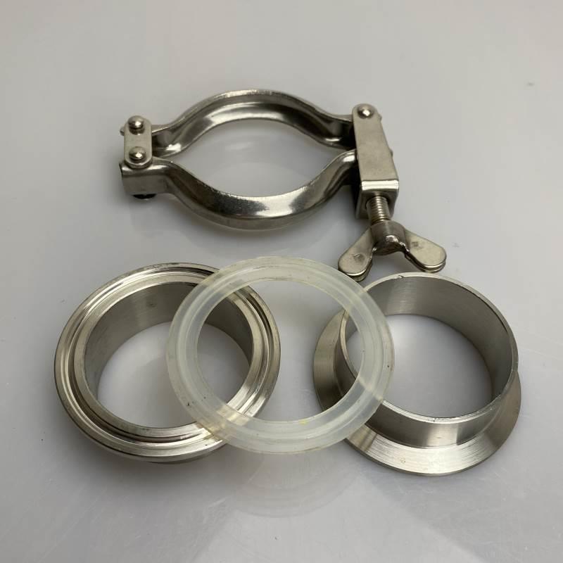 卫生级快装卡箍201卡箍不锈钢接头卡盘抱箍快接端头