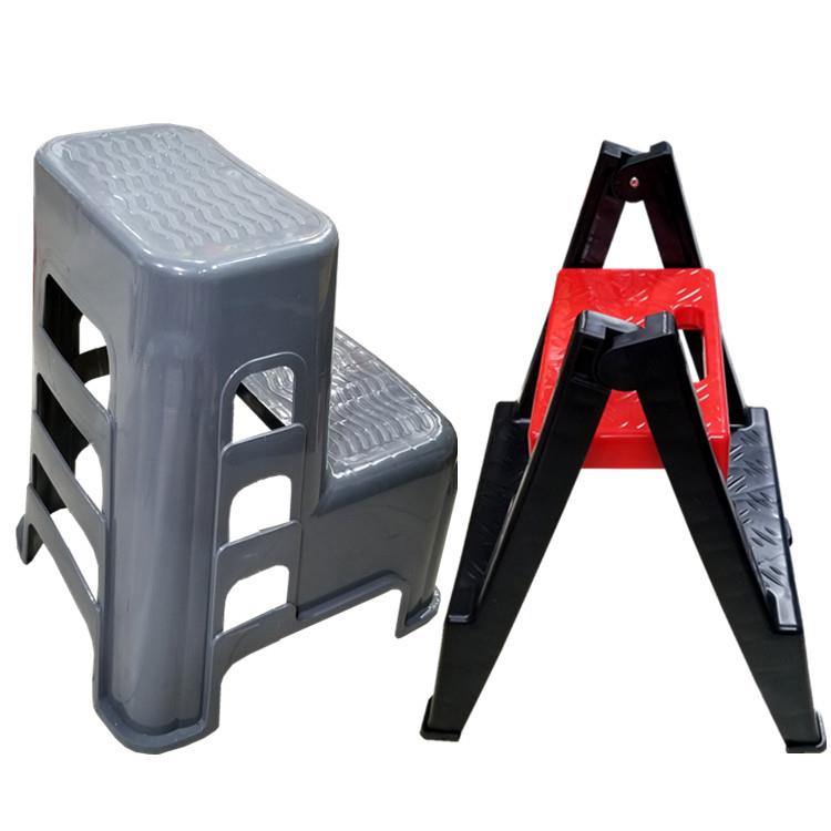 汽车美容椅凳子塑料美容折叠椅子登高椅双层洗车高低凳多功能梯椅