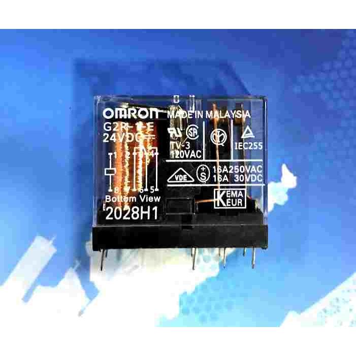 G2R-1-E 24VDC 12VDC继电器 单组 8脚 16A功率继电器 小型继电器