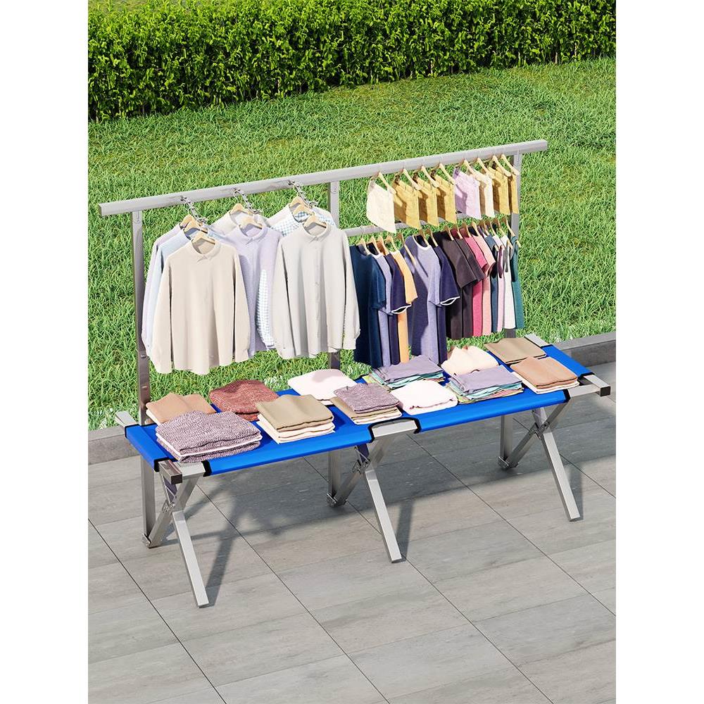 折叠桌夜市摆地摊折叠货架摆摊桌摆地摊便携地摊货架地推摆摊架子