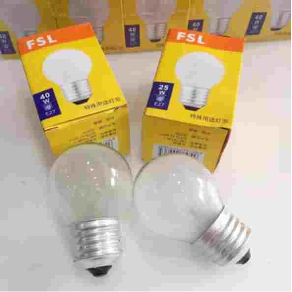 可调光佛山照明FSL特殊用途钨丝灯泡e27球泡螺口磨砂台灯E14蜡烛