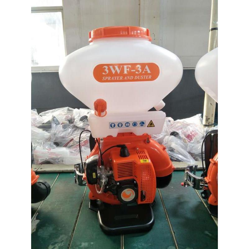 大功率撒肥机4千瓦喷幅20米背负式喷雾喷粉机药箱26升二四冲播种