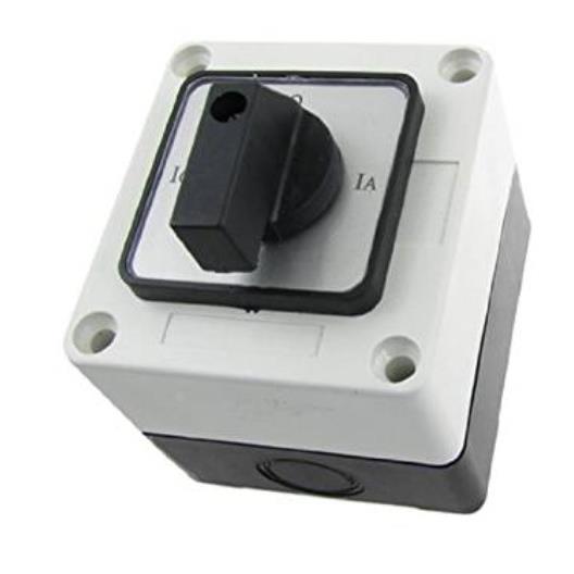 三相电流转换开关CA10-LH3 LW28 SZW26 三相电流切换开关带底盒