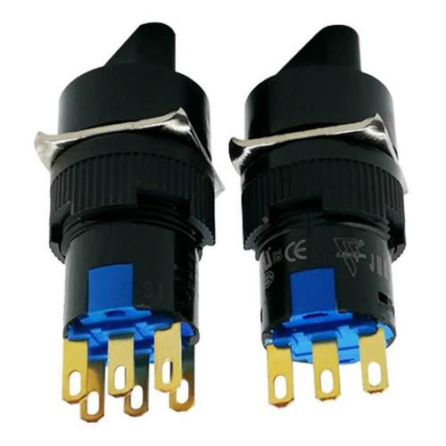 金宏 WZJH K16-411 2档2位自锁旋钮 16MM 3位3档选择开关 K16-512