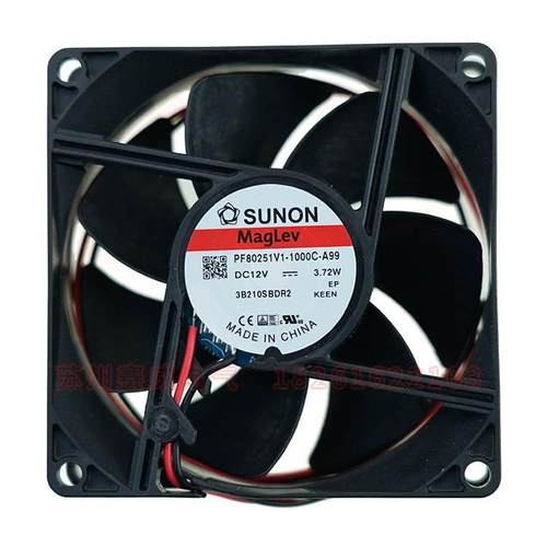 SUNON台湾建准PF80251V1-1000C-A99 8025 12V3.72W大风量散热风扇