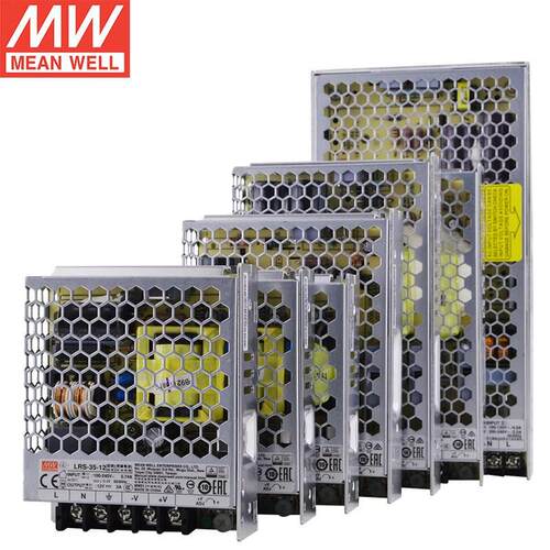 台湾明纬开关电源LED监控LRS-35W50W75W100W150W200W350W24V12V