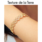 老钱风高端法式 开口金色手镯戒指古法镯子手饰轻奢气质小众高级感