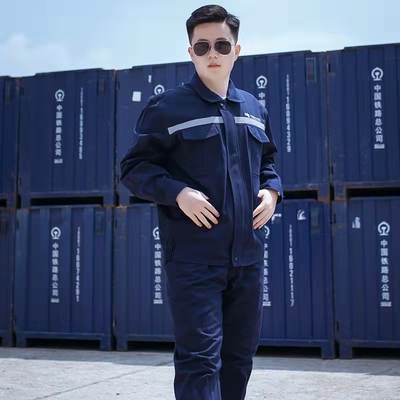 百分百纯棉工装男春秋款工厂直销