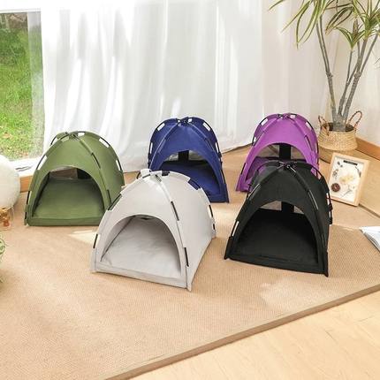 宠物帐篷可拆洗狗窝猫窝冬季保暖半封闭式四季通用成猫房子猫帐篷