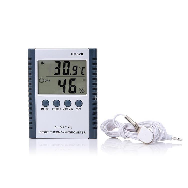 全新 HC520数显温湿度计电子湿度计带探头温湿度计温湿度表温度表