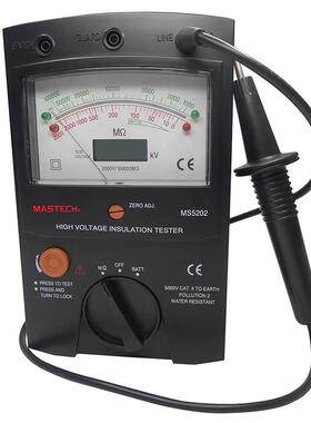 华仪MASTECH 2500V/ MS5202指针绝缘电阻测试仪兆欧表