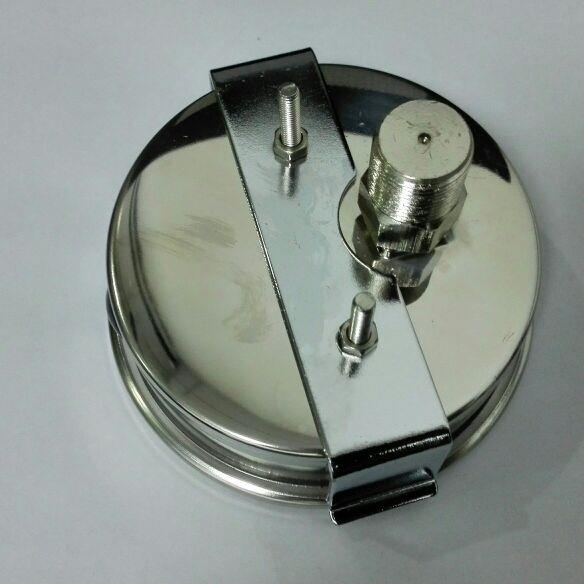 轴向带支架耐震充液压油压力表 YTN-100Z-U 1500psi 10mpa zyia