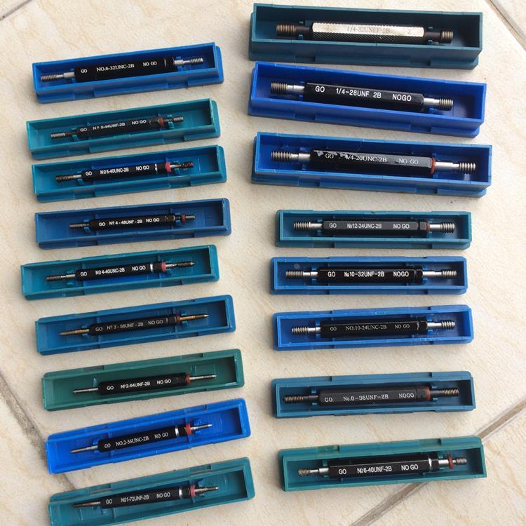 美制内螺纹栓规0#80-2#56-3#48至1UNC/UNF/UNEF-2B精度美标牙塞规