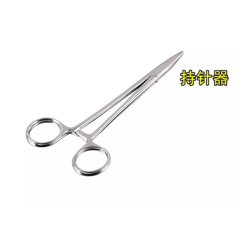 。优质不锈钢持针器/钳 止血钳 弯头直头 手术钳血管钳宠物拔毛
