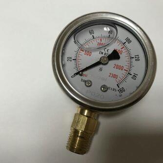 yn-50 160bar 2300psi leipai 抗震压力表 50mm 防震 耐震 充油表