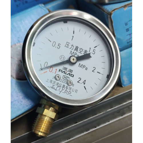 。派澳 耐震压力真空表ZTN-60 -0.1-2.4mpa -0.9 -1.5 ZN-60 1/4