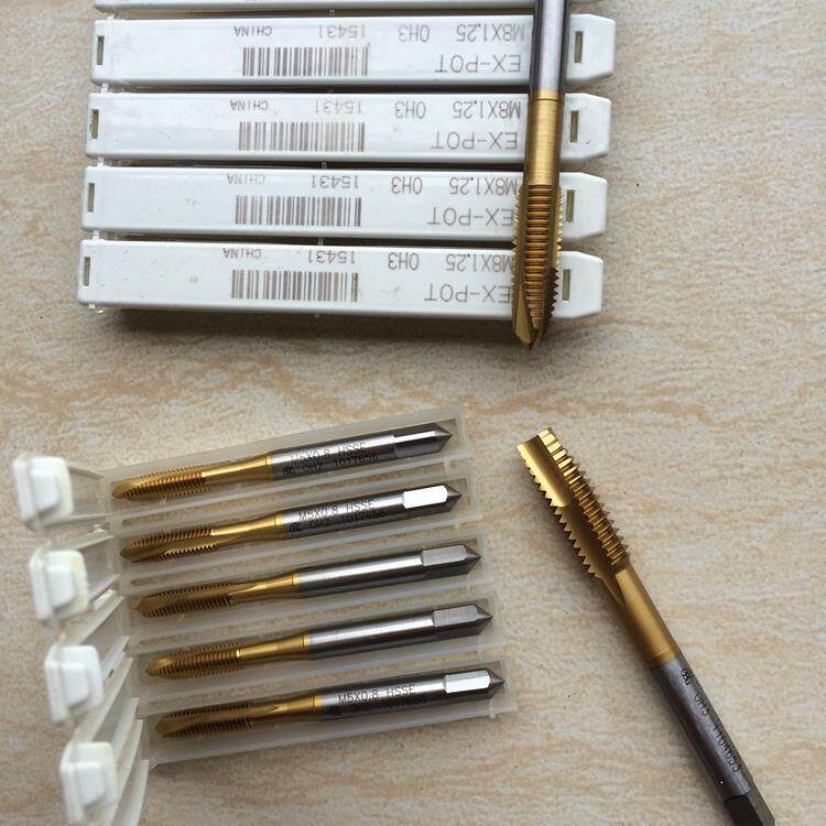 TIN-EX-POT镀钛先端丝锥公制M2-M16英制美制NO：2-56至1/2UNC/UNF