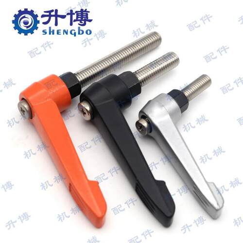 304不锈钢可调位紧定手柄螺丝 7字型固定把手M8 M10 M12 M14 M16