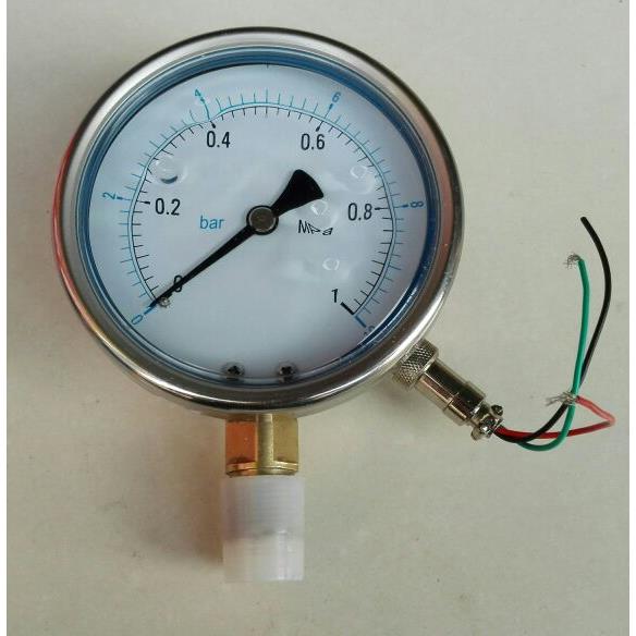 定制 耐震差动远传压力表 差动远传耐震 ytzn-100 0～1mpa 100mm