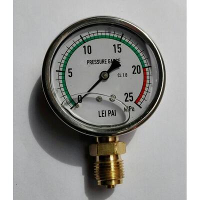 pressure gauge 油压压力表 直径75mm 压力 25mpa 螺纹M14*1.5