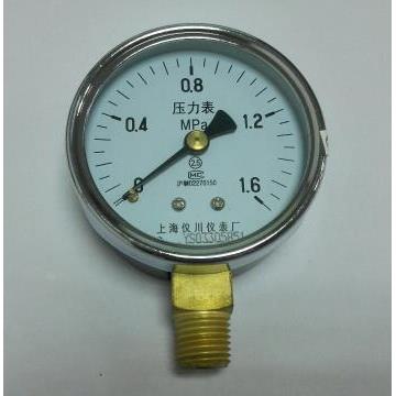 水压压力表  Y-60 1.6mpa 直径60mm 净水器 压力16公斤 螺纹PT1/4