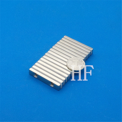 。强磁铁 F50x10x5双孔 钕铁硼吸铁石磁钢 长方形双沉孔50*10*5mm