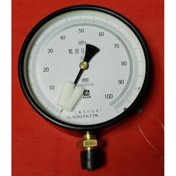 0.4级精密压力表 10mpa  精密压力表 直径150mm YB-150 径向立式