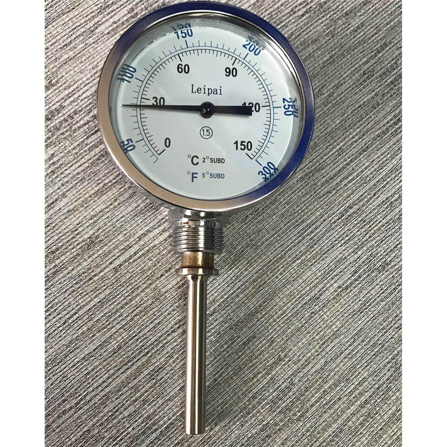 wss-411 0～150 指针式  不锈钢杆 径向双金属温度计 表盘100mm,包装,胶带座/封箱器,淘宝优惠券,粉丝福利购,淘宝优惠卷