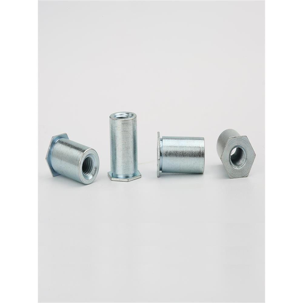 TSO-M4-300/400/500/600/650/800薄板压铆螺柱镀锌六角压板螺母柱