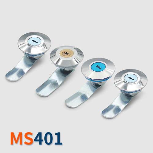 MS401锁半铁配电箱小圆柱锁基业箱十字铜芯锁全铁水电表箱防水锁