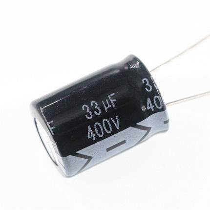 10只 电解电容 400V33uF 33UF400V 体积13*20mm 铝电解电容器