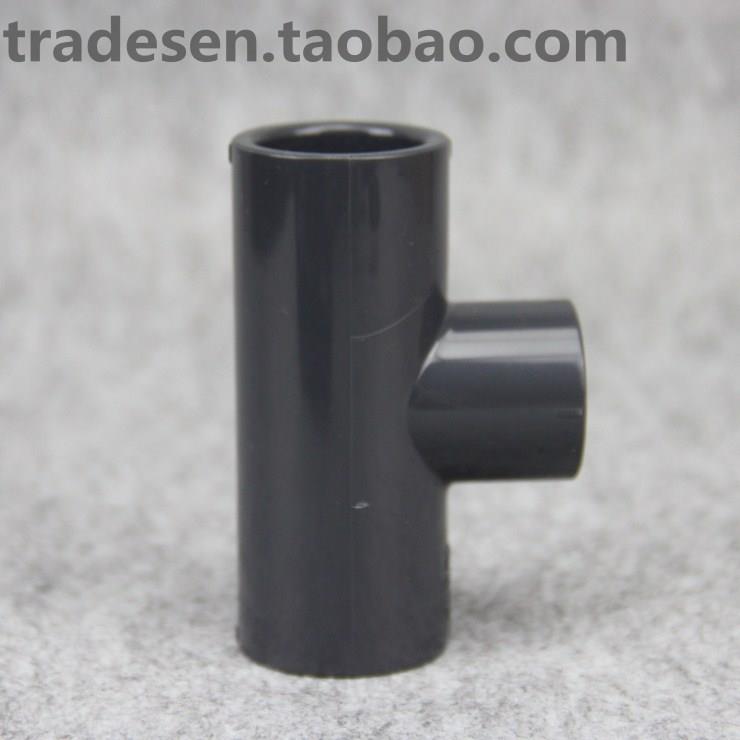 三厘美标UPVC水管异径三通ANSI SCH80塑料PVC水管配件变径三通头