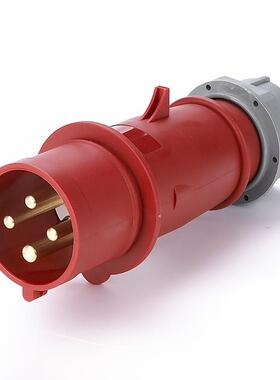 MNIEKNES国曼岸电防水工业插头三相四线4芯32AIP44工业插头MN3401