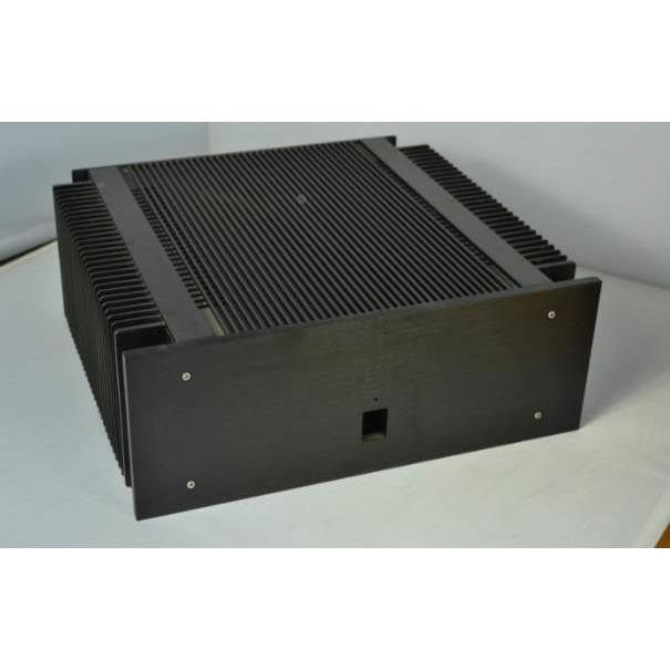 全铝功放铝合金机箱外壳-甲类功放 纯后级  宽400*150*373mm