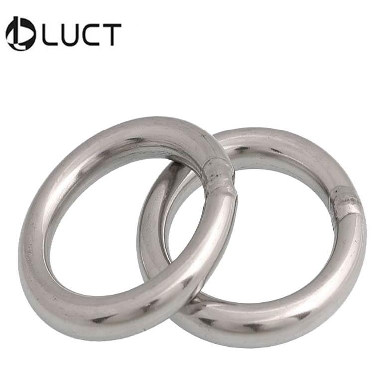 白锌彩锌 O型钩圆环圆圈实心焊接钢环O型吊环铁环M3M4M5M6M7