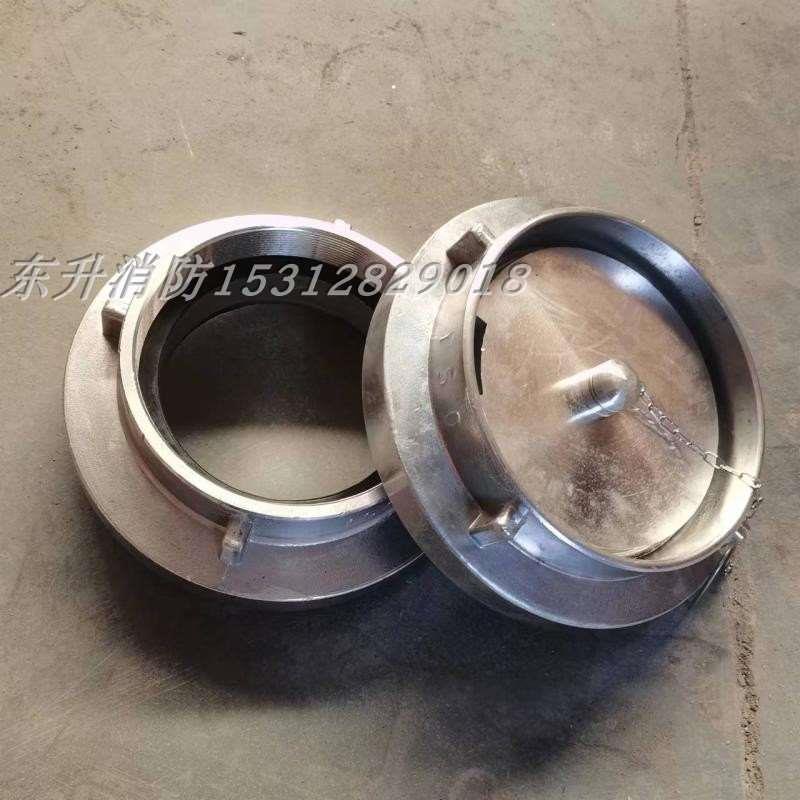 国标内丝消防车管牙闷盖KY100KM125/135/150内螺纹牙扣堵头消火栓