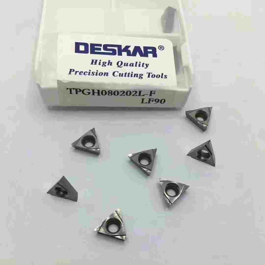 DESKAR 戴斯卡镗孔车刀片 TPGH080202L-F TPGH080204L-F LF90陶瓷