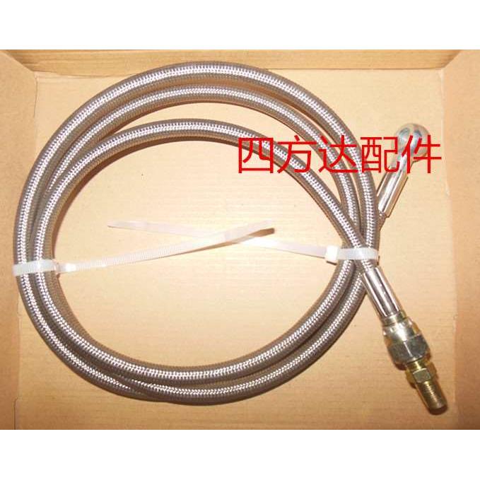 汽车涡轮增压机回油管铁氟龙耐油耐压油管不锈钢编织油管 接头