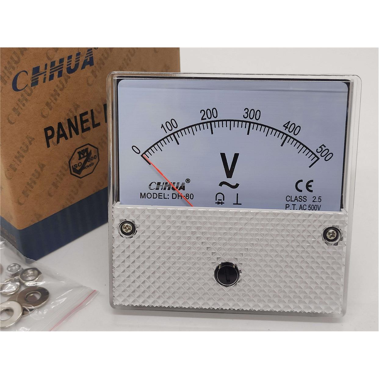原装CHHUA华伟仪表DH-80指针式 电压表 伏数表 全系列 尺寸80*80