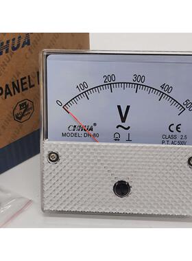 原装CHHUA华伟仪表DH-80指针式 电压表 伏数表 全系列 尺寸80*80