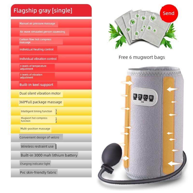 手臂按摩器电动腕部瘦身手振动保护器肘部疼痛按摩加热按摩器