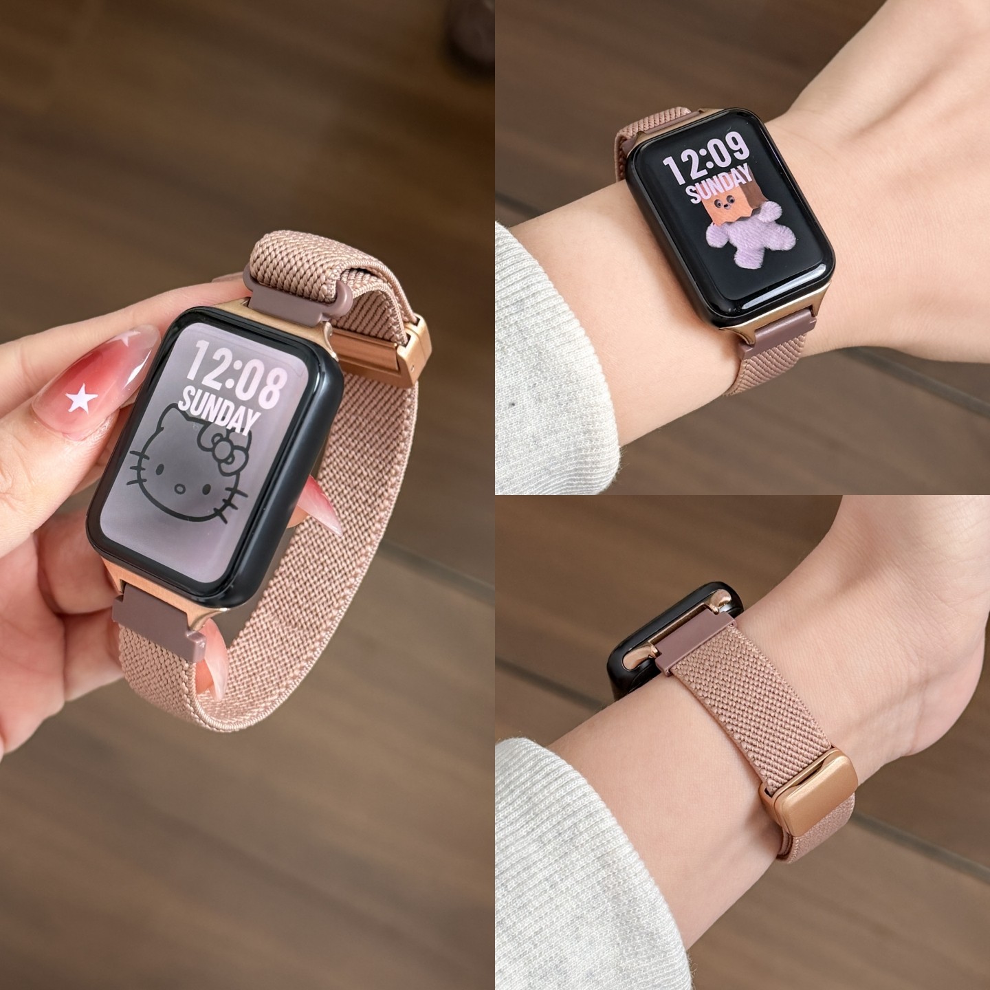 适用小米手环9pro表带8Pro手表腕带红米Watch5替换带高级感watch6尼龙磁吸智能运动透气八九代新款小蛮腰女生